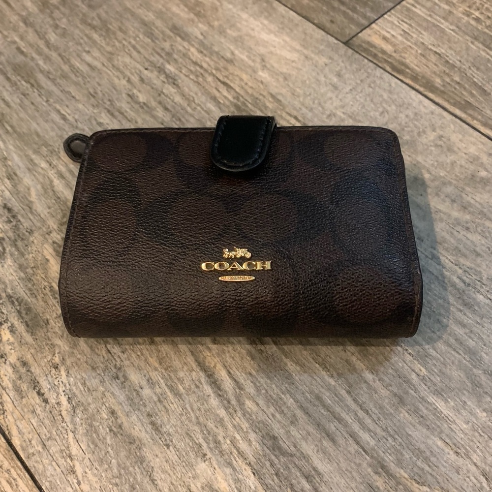 Coach signature Canvas wallet